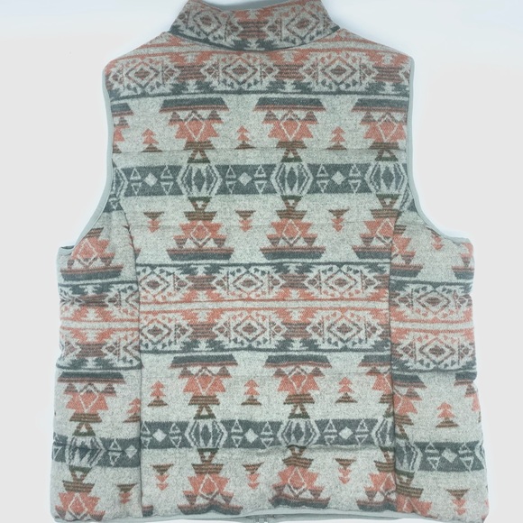 Ruff Hewn Wool Blend Aztec Puffer Vest - Picture 2 of 4